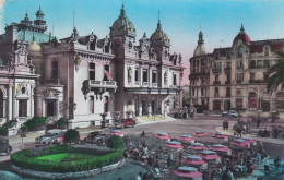 MONACO -1955--Le Casino   (place Animée , Voitures) .......cachets - Casinò