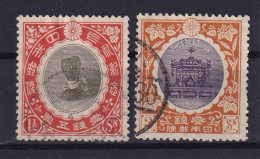 JAPAN 1915 - Canceled - Sc# 148, 149 - Gebruikt