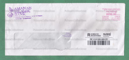 PHILIPPINES 2021 PILIPINAS - Registered Cover With 50 Pesos Meter Franking Cancellation - As Scan - Philippines