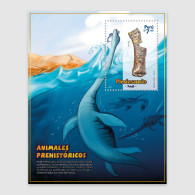 O) 2022 PERU, PLESIOSAUR - MARINE REPTILE - PREHISTORIC ANIMAL, MNH - Pérou