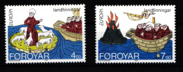 Färöer 260-261 Postfrisch #JQ421 - Islas Faeroes