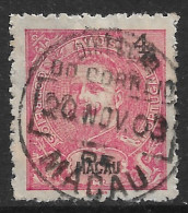 Macau Macao – 1903 King Carlos 4 Avos Used Stamp - Used Stamps