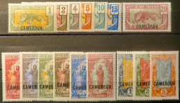 R2452/1810 - COLONIES FRANÇAISES - CAMEROUN - 1921 - (SERIE COMPLETE Sauf N°91) - N°84 à 100 NEUFS* - Unused Stamps