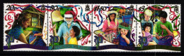 Pitcairn Inseln 572-575 Postfrisch Viererstreifen / Weihnachten #II128 - Pitcairn Islands