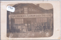 CARTE-PHOTO- ETABLISSEMENTS ECONOMIQUES TROYENS- SUCCURSALE N° 47- OU ? - To Identify