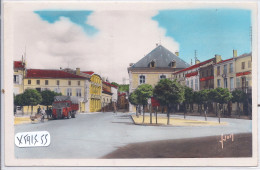 LIGNY-EN-BARROIS- PLACE DE LA REPUBLIQUE- L HOTEL DE VILLE ET LA RUE ENTRE DEUX-PONTS- YVON - Ligny En Barrois