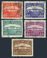 Indonesia 377-381,used.Michel 100-104. 1953.Post Office. - Indonésie
