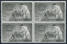 Indonesia 506 Block/4,MNH.Michel 287. Planned National Development,1961.Sukarno. - Indonesia