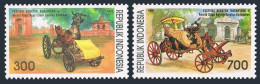 Indonesia 1726-1727,MNH.Michel 1705-1706. Royal Carriages,1997.Mythical Animals. - Indonesia