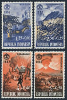 Indonesia B207-B210,MNH.Michel 592-595. Natural Disasters, 1967. - Indonesia