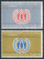 Jordan 369-370, Lightly Hinged. Michel 359-360. World Refugee Year WRY-1968. - Jordanien