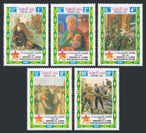 Laos 834-638, MNH. Michel 1050-1054. Russian October Revolution, 70th Ann. 1987. - Laos