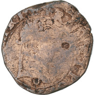 France, Henri III, Double Tournois, Bourges, Cuivre, B+, Gadoury:455 - 1574-1589 Enrique III