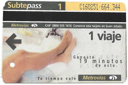 Subtepass - Argentina, Win Time, N°1445 - Reclame