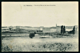 A68  MAROC CPA MEKNES - VUE DE LA VILLE ET DES MURS D' ENCEINTE - Collezioni E Lotti