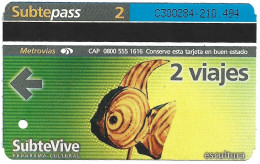 Subtepass - Argentina, SubteVive 2, N°1454 - Reclame