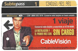 Subtepass - Argentina, Cablevisión 4, N°1466 - Pubblicitari