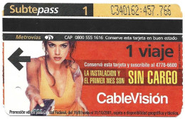 Subtepass - Argentina, Cablevisión 5, N°1467 - Publicité