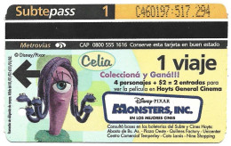 Subtepass - Argentina, Monster's University 3, N°1471 - Publicidad