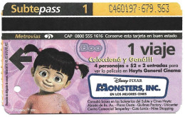 Subtepass - Argentina, Monster's University 4, N°1472 - Reclame