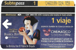 Subtepass - Argentina, Snow White, N°1483 - Pubblicitari