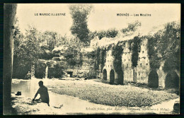 A68  MAROC CPA MEKNES - LES MOULINS - Collections & Lots