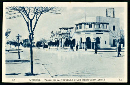 A68  MAROC CPA MEKNES - POSTE DE LA NOUVELLE VILLE - Collections & Lots