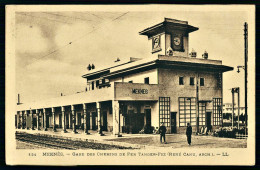 A68  MAROC CPA MEKNES - GARE DES CHEMINS DE FER TANGER-FEZ - Collezioni E Lotti