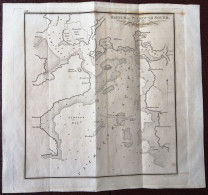Great Britain Grande Bretagne :« Sketch Of  Plymouth Sound With The Breakwater » 1818 - Carte Geographique