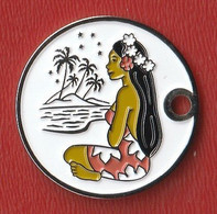 Polynésie Française - Tahiti - Jeton De Caddie - Brasserie - Bière Hinano 3ème Modèle - Métal - Neuf (1 Seul Ex.) - Trolley Token/Shopping Trolley Chip