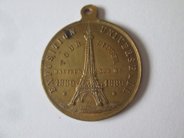 France Medaille:Expo.Univ.Paris 1889-Centenaire De La Bastille/France Medal:Paris Univ.Exhib.1889-Centenary Of Bastille - Francia