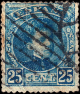 ESPAGNE/ESPAÑA Ca.1902/3 Ed.248 25c Cadete Inutilizado Con Matasellos Experimental De Madrid - Used Stamps