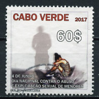 Cap Vert - Kap Verde - Cape Verde - Portugal 2017 Y&T N°(1) - Michel N°1049 (o) - 10e Protection De L'enfant - Islas De Cabo Verde