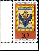 RFA Poste N** Yv: 752 Mi:903 Tag Der Briefmarke Salva Guardia (Coin De Feuille) (Thème) - Giornata Del Francobollo