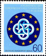 Berlin Poste N** Yv:682 Mi:721 4.Konferenz Der Europäischen Kulturminister (Thème) - Institutions Européennes