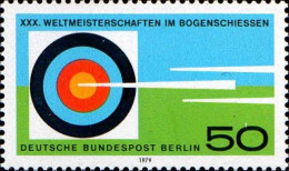 Berlin Poste N** Yv:560 Mi:599 30.Weltmeisterschaft Im Bogenschiessen (Thème) - Archery
