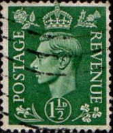 GB Poste Obl Yv: 253/254 George VI (Lign.Ondulées) - Usati