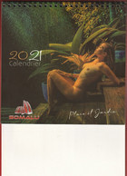 Polynésie Française / Tahiti - Calendrier 2021 - Filles Nues (publicité SOMALU) - Neuf - Formato Grande : 2001-...