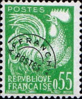 France Préo N* Yv:122 Mi:1305 Coq Gaulois (Trace De Charnière) - 1953-1960