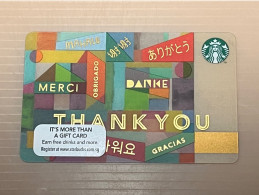 Singapore STARBUCKS Coffee Gift Card, Set Of 1 Used Card - Singapur