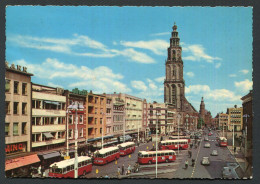 Groningen , Grote Markt N.Z. Met Martinitoren . -  USED   - 2 Scans For Condition.(Originalscan !!) - Groningen