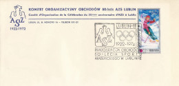 Poland Postmark (2285): D72.01.22 LUBLIN Academic Sport AZS 50 Y. (analogous) - Stamped Stationery