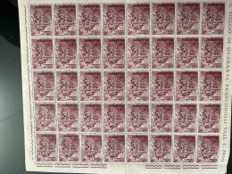 1965 48 Giro D’Italia Lire 70 Foglio Intero Di 40 Francobolli Nuovo Con Gomma Integra Sassone 687 - Unused Stamps