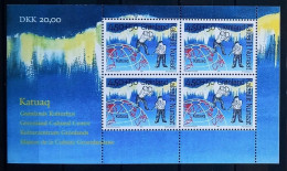 GROENLANDIA - IVERT HOJA BLOQUE Nº 12 NUEVOS ** - MUSICA - CENTRO CULTURAL KATUACQ - Unused Stamps