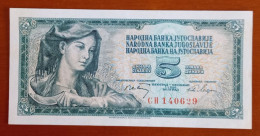 #1  YUGOSLAVIA 5 DINARA 1968 - Yugoslavia