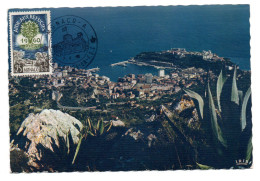 Carte 1er Jour MONACO  Oblitération MONACO A 07/04/1968 - Maximumkaarten