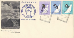 Poland Postmark (2273): D61.02.01 ZAKOPANE Sport Friendly Army Spartakiada Helmet (violet) Bydgoszcz Torun - Stamped Stationery