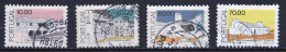 Portugal 1987 Y&T N°1690 à 1693 - Michel N°1713 à 1716 (o) - Architecture Populaire - Gebraucht