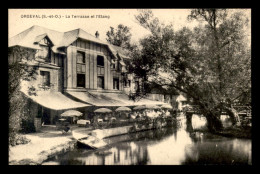 78 - ORGEVAL - LA TERRASSE ET L'ETANG - Orgeval