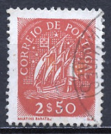 Portugal 1943 Y&T N°638 - Michel N°656 (o) - 2,50e Caravelle - Oblitérés